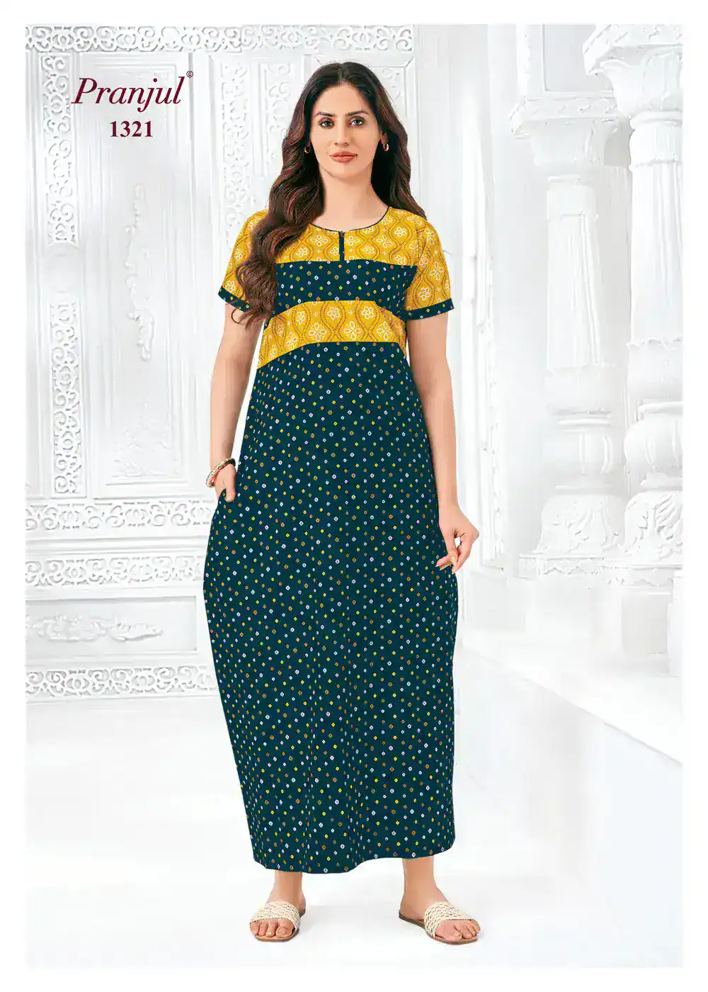 pranjul cotton nighty