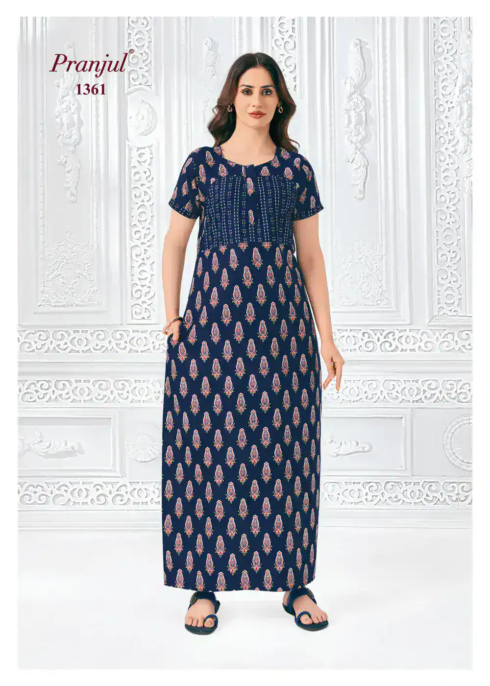 pranjul cotton nighty