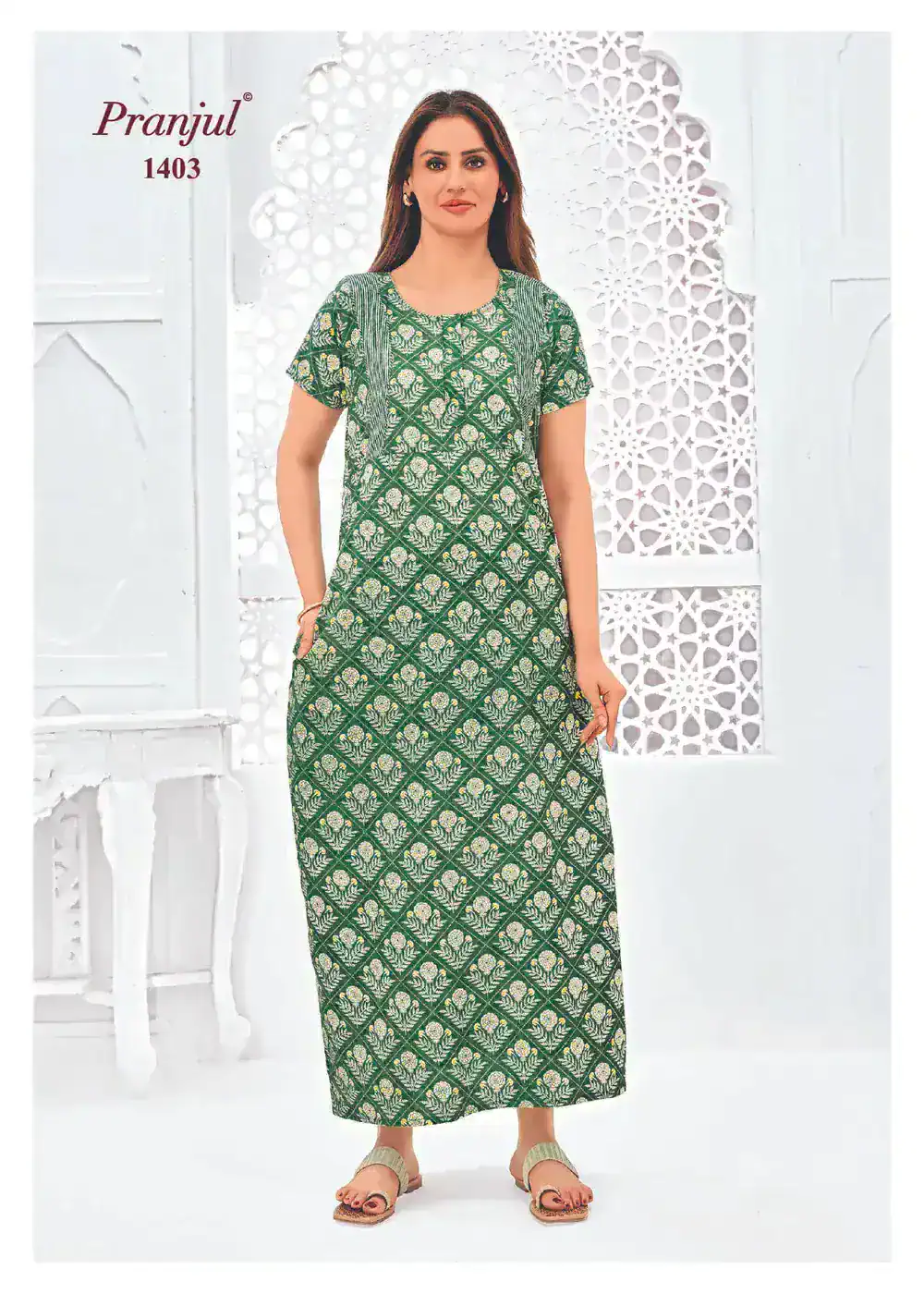 pranjul cotton nighty