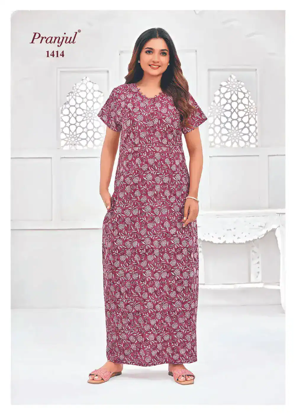 pranjul cotton nighty