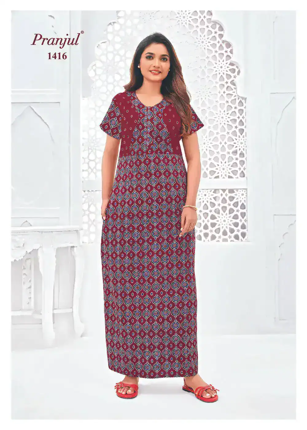 pranjul cotton nighty