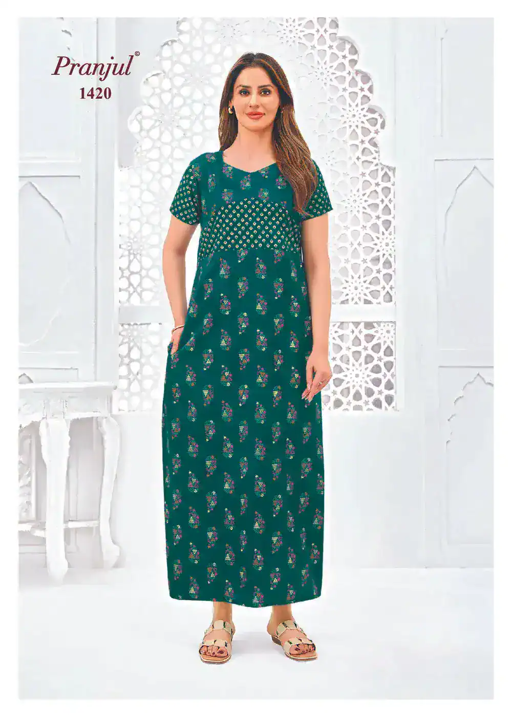 pranjul cotton nighty