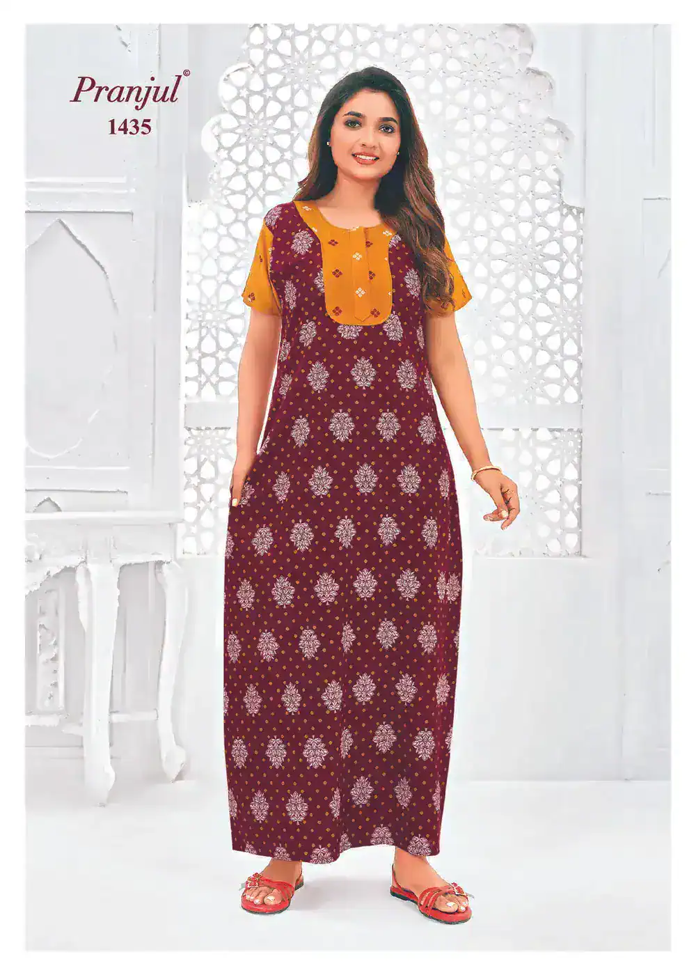 pranjul cotton nighty