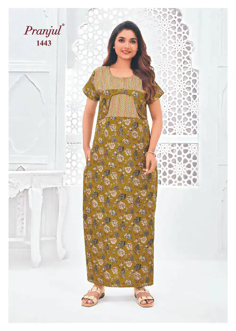 pranjul cotton nighty