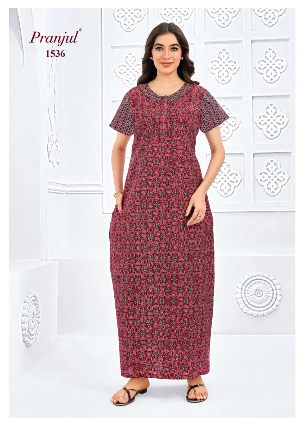 pranjul cotton nighty