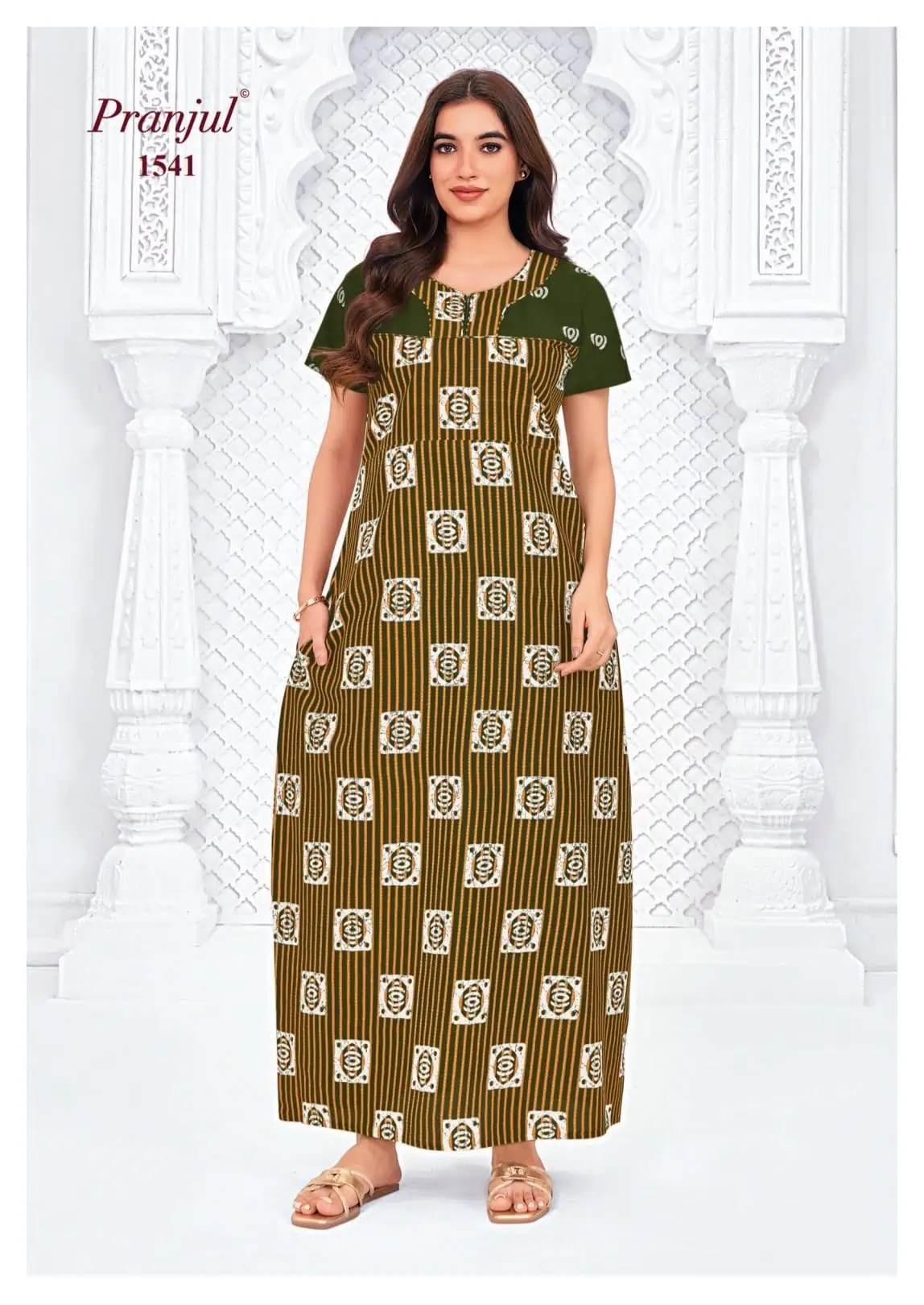 pranjul cotton nighty