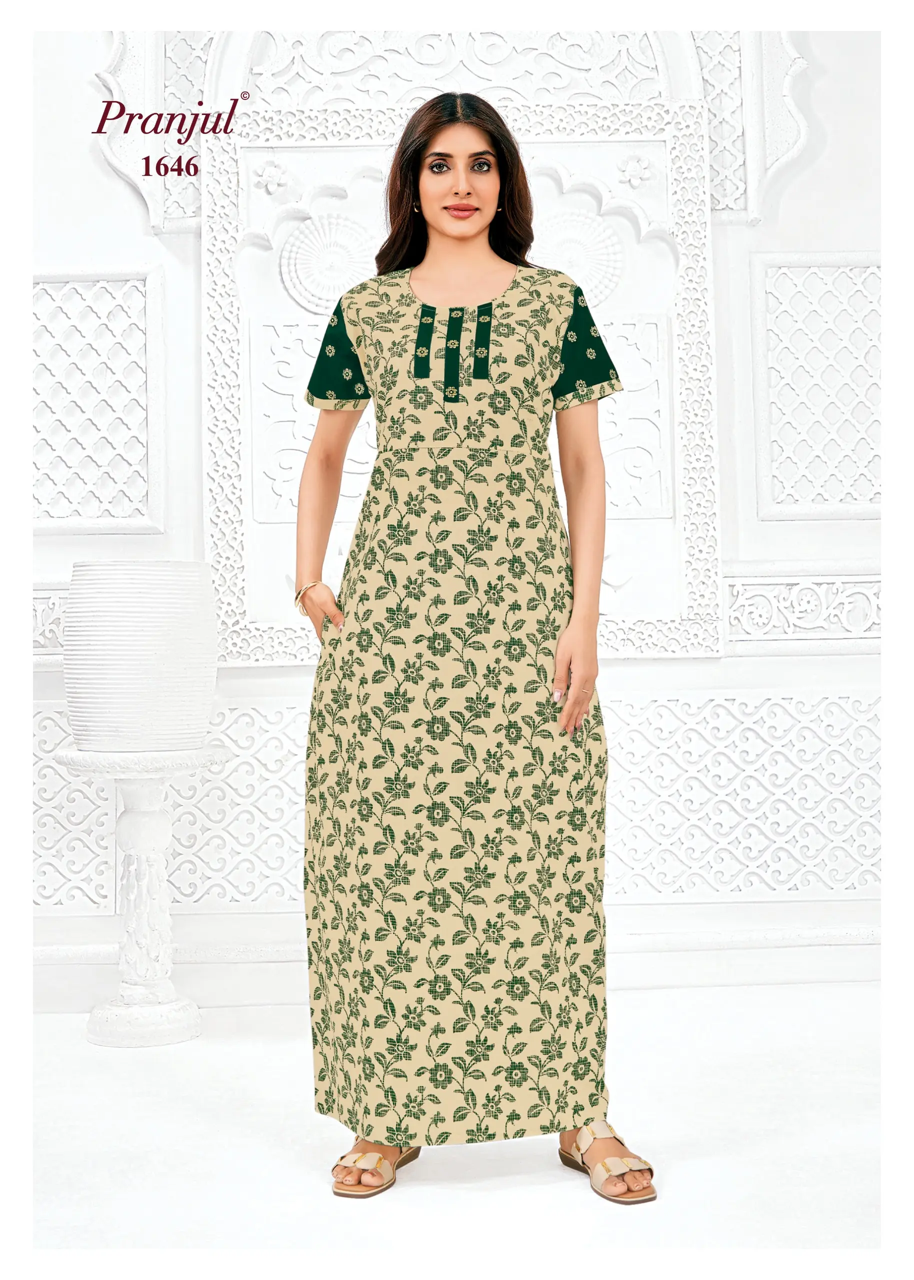 pranjul cotton nighty