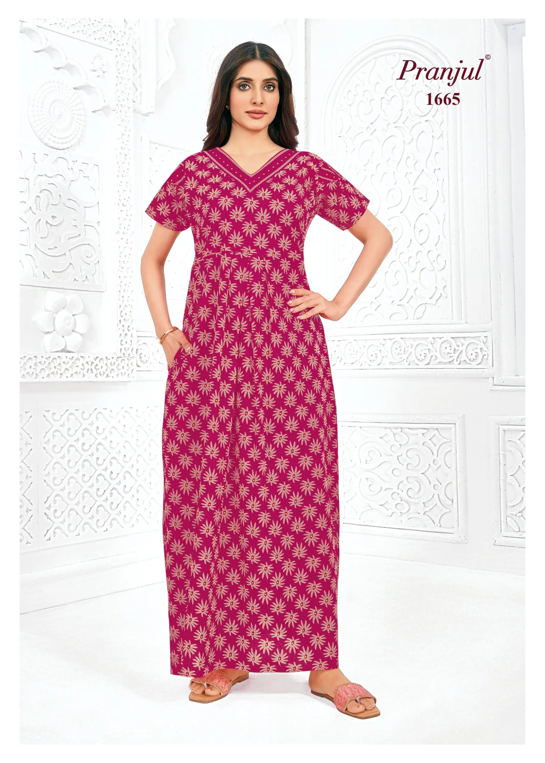 pranjul cotton nighty