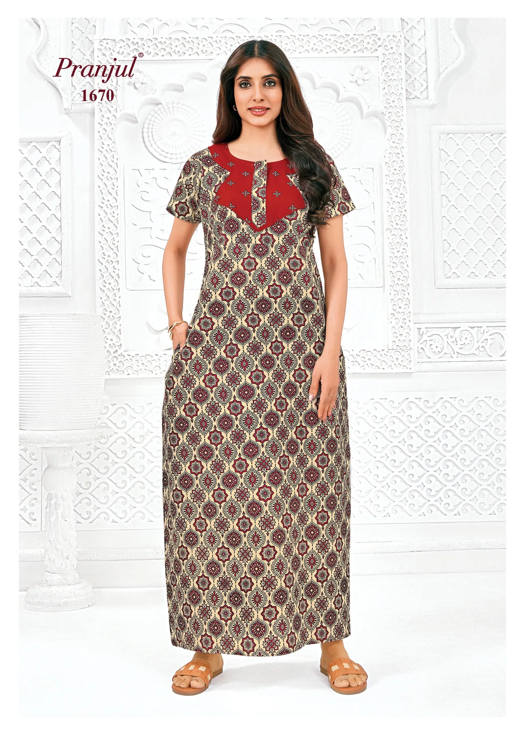 pranjul cotton nighty