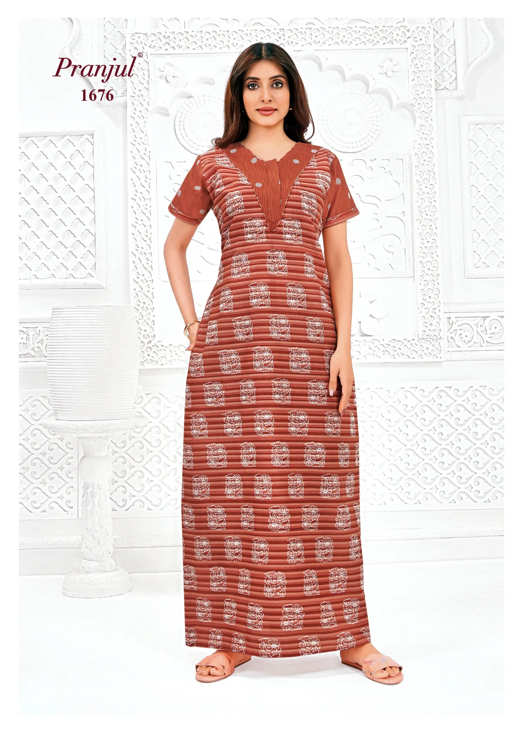 pranjul cotton nighty