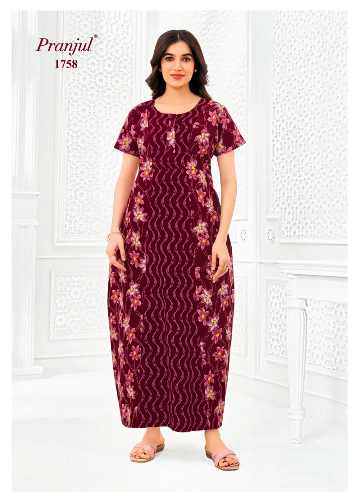 pranjul cotton nighty