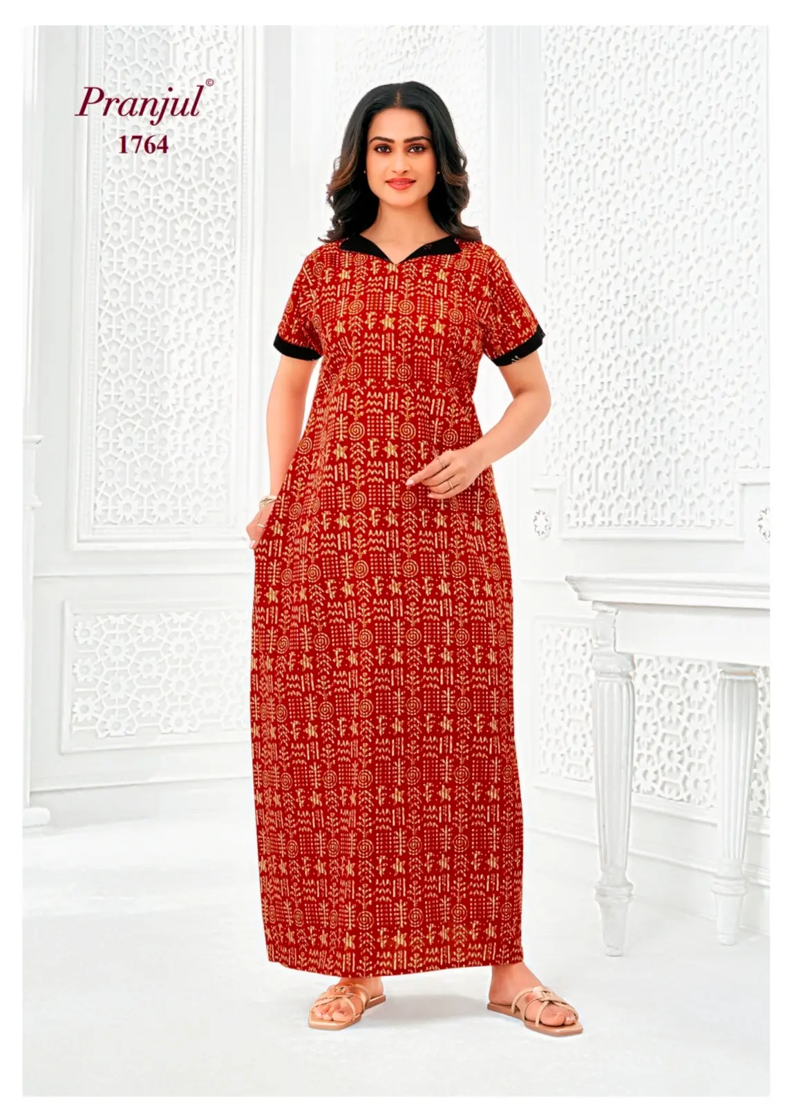 pranjul cotton nighty