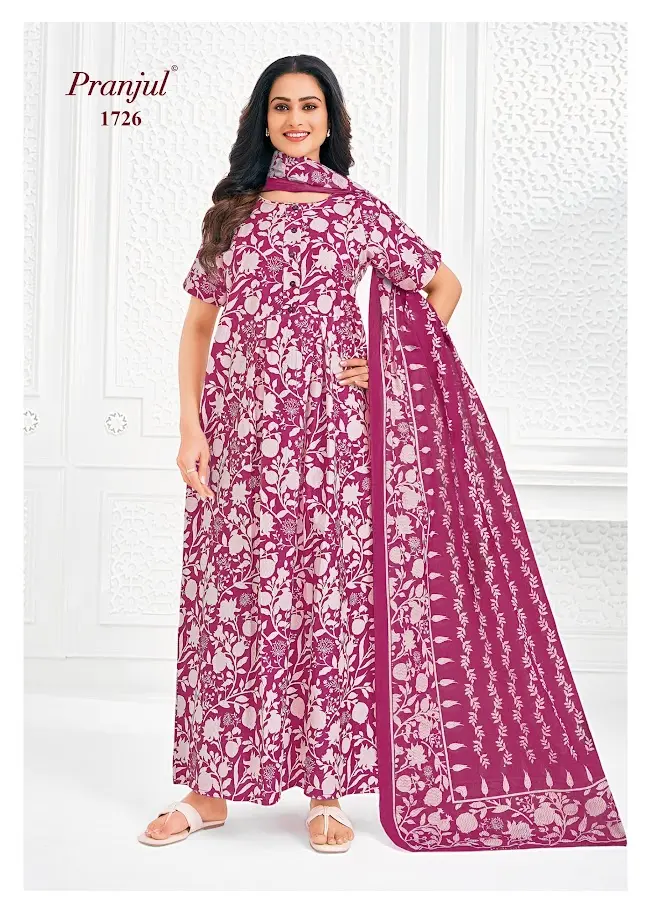 pranjul nighty with shawl