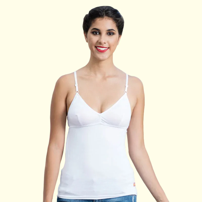 Prithvi Joy Cup Slip Soft Cotton Women's Camisole Innerwear