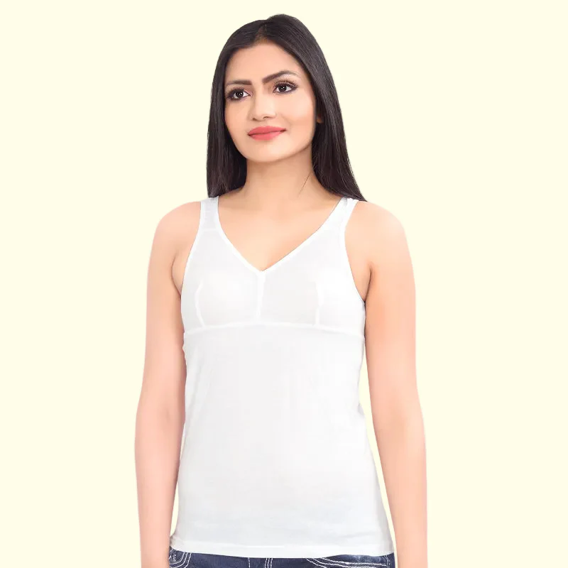 Prithvi Sugna Cup Slip Soft Cotton Women's Camisole Innerwear