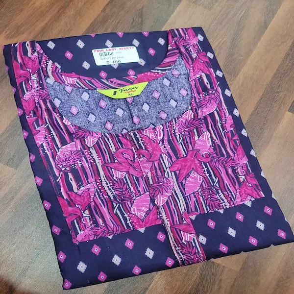 Front Zip Nighty for Women
