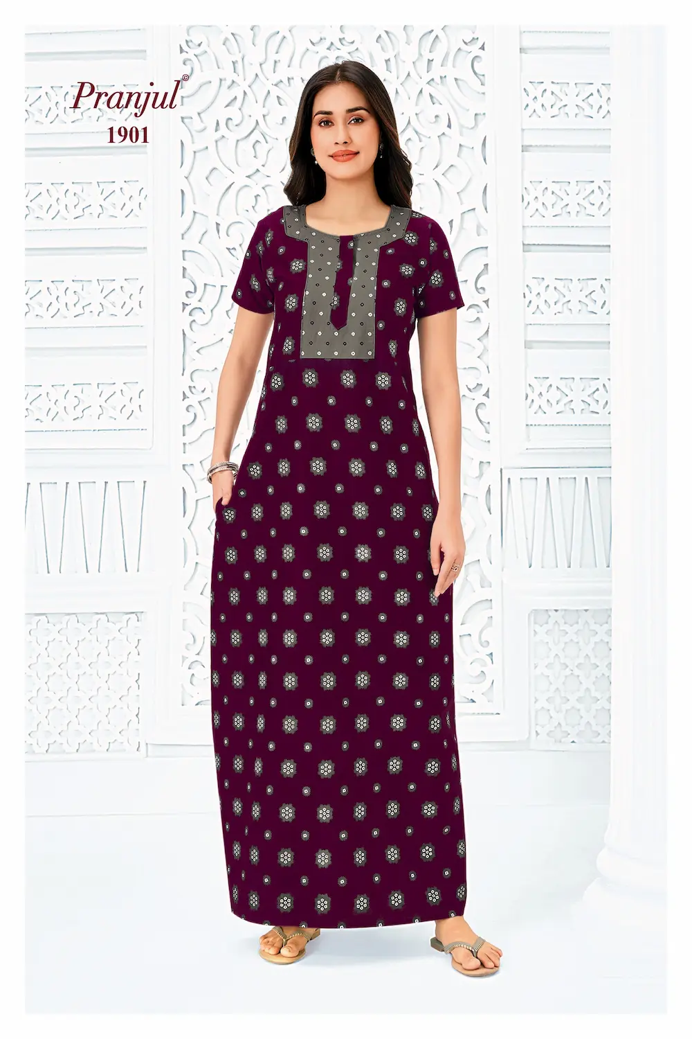 pranjul cotton nighty