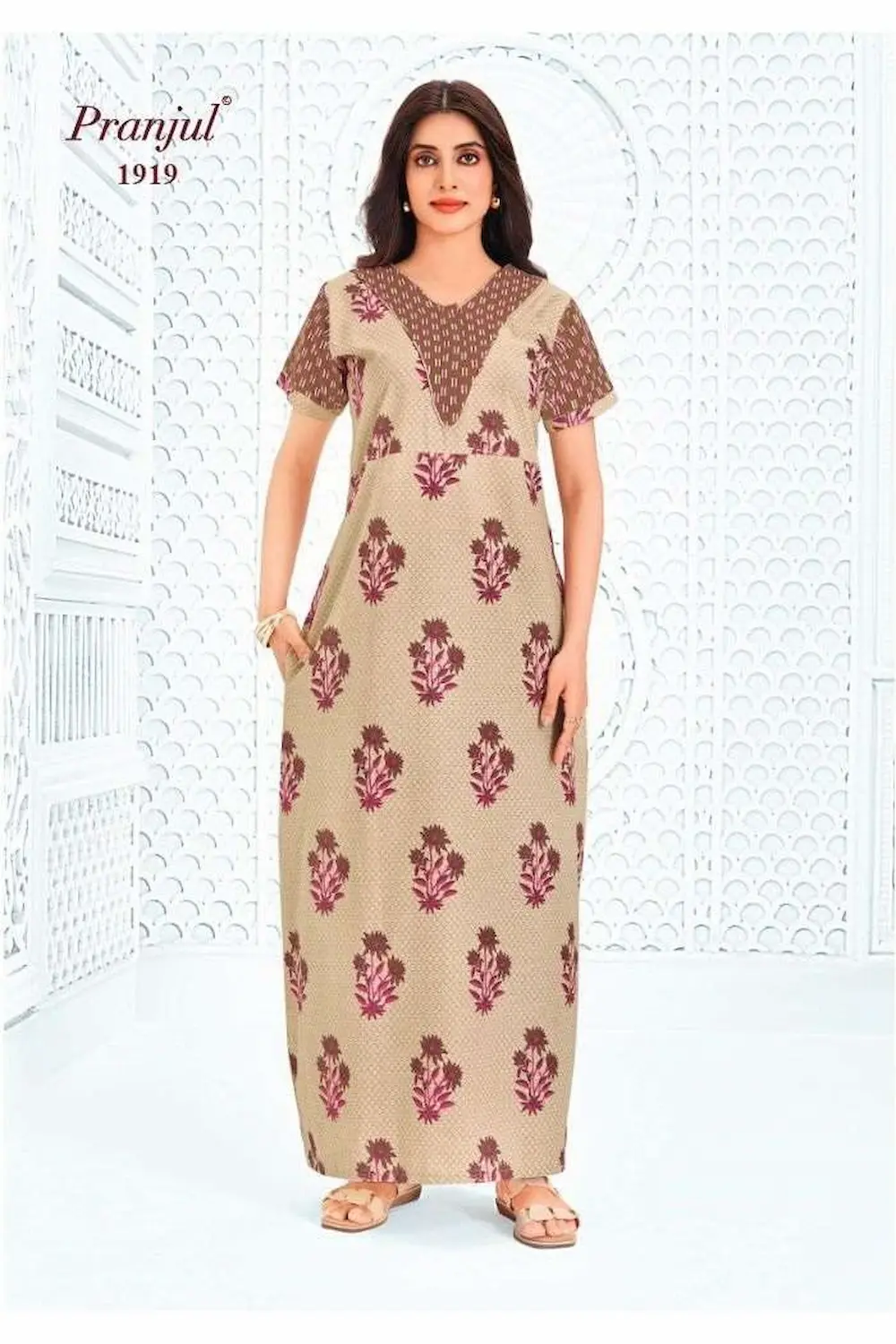 pranjul cotton nighty