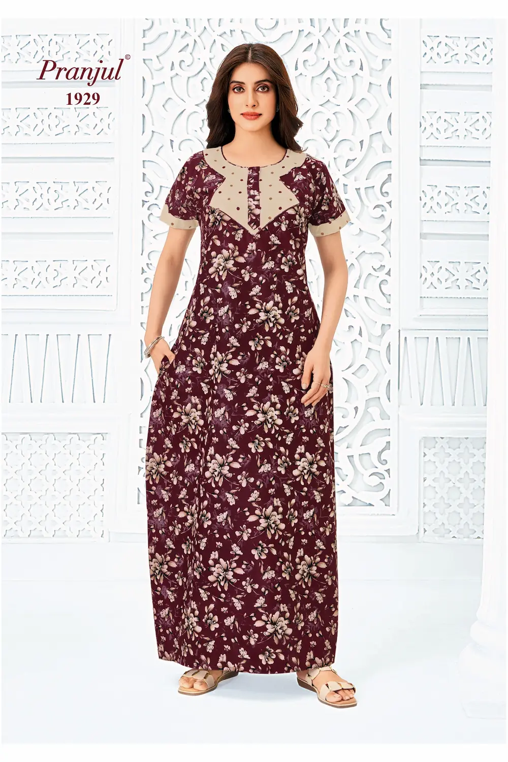 pranjul cotton nighty
